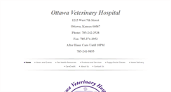 Desktop Screenshot of ottawaveterinaryhospital.net